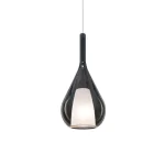 Szuper ajánlat IdealLux KALIQUE függeszték fém, üveg, króm, füstszín, E27 - 353616