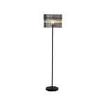 Searchlight Swizzle állólámpa fém, üveg, fekete, füstszín, E27, 60W - EU55626SM Vedd meg most