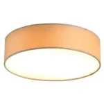 Searchlight Drum mennyezeti lámpa fém, szövet, fehér, pezsgő, E27, 60W - 23298-2CP Újdonság