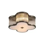 Searchlight Lotus mennyezeti lámpa fém, üveg, sárgaréz, áttetsző, E14, 40W - 77210-2AB Legjobb ár