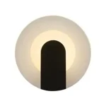 Searchlight Target fali lámpa fém, akril, fekete, opál, LED, 7W, 870lm, 3000K - 95410BK Azonnal elérhető