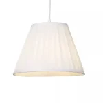 Végkiárusítás Searchlight búra szövet, fehér, B22, E14, E27 - SO701935
