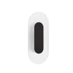 Népszerű NovaLuce VETRIO fali lámpa fém, üveg, fekete, áttetsző, LED, 6W, 3000K, 203Lm - 9236418