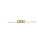Nézd meg most NovaLuce MAREL fürdőszobai fali lámpa fém, akril, arany, LED, 12W, 3000-4000K, 780Lm, IP44 - 9117309