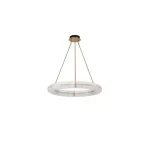 NovaLuce GLOREE függeszték fém, üveg, sárgaréz, LED, 31W, 3000K, 1860Lm - 9333210 Utolsó esély