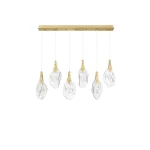 NovaLuce BELLINA függeszték fém, üveg, arany, áttetsző, LED, 24W, 3000K, 812Lm - 9187013 Vedd meg online