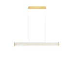 Népszerű NovaLuce NOLIAfüggeszték fém, alabástrom imitáció, arany, LED, 35W, 3000K, 2374Lm - 9019815