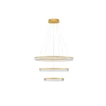 NovaLuce LUANA függeszték fém, akril, arany, LED, 90W, 2700-3000-4000K,5850Lm - 9130637 Szuper ajánlat