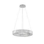 NovaLuce ARIETTA függeszték fém, kristály, nikkel, áttetsző, LED, 46W, 3000K, 3220Lm - 9333081 Korlátozott ajánlat