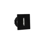 Vedd meg online NovaLuce Passaggio kültéri beépíthető lámpa fém, fekete, LED, 3000K, 1W, 60lm, IP54 - NL-9045418