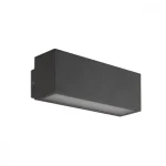 Redo PLANIT kültéri fali lámpa fém, üveg, szürke, fehér, LED, 3000K, 10W, 725lm, IP54 - 90096 Biztonságos fizetés
