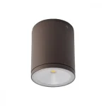 Redo ETA kültéri mennyezet lámpa fém, üveg, barna, áttetsző, LED, 3000K, 6W, 530lm, IP54 - 9063 Népszerű