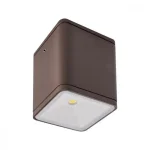 Vedd meg most Redo BETA kültéri mennyezet lámpa fém, üveg, barna, áttetsző, LED, 3000K, 6W, 530lm, IP54 - 9456