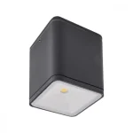 Redo BETA kültéri mennyezet lámpa fém, üveg, szürke, áttetsző, LED, 4000K, 6W, 540lm, IP54 - 9199 Szezonális akció