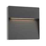 Redo EVEN kültéri fali lámpa fém, szürke, LED, 3000K, 9W, 420lm, IP54 - 9625 Biztonságos fizetés