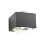 Redo ARI kültéri fali lámpa fém, üveg, szürke, áttetsző, LED, 3000K, 11W, 890lm, IP65 - 90276 Különleges ajánlat