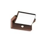 Ne maradj le IdealLux SWIPE AP SENSOR COFFEE kültéri fali lámpa mozgáérzékelővel fém, műanyag, kávészínű, fehér, LED, 3000K, 21W, 2300lm, IP54 - 307176