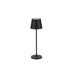 Végkiárusítás NovaLuce Seina kültéri asztali lámpa fém, műanyag, fekete, LED, 2700K, 2W, 192lm, IP54 - NL-9223406