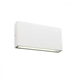 Redo KAMAL kültéri fali lámpa fém, üveg, fehér, áttetsző, LED, 3000K, 12W, 720lm, IP54 - 90381 Utolsó esély