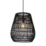 Outlet Lucide NERIDA kültéri függeszték műanyag, fekete, E27, IP44 - 03844/01/30