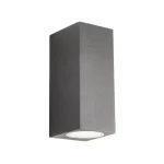 Redo BRIO kültéri fali lámpa fém, üveg, szürke, áttetsző, LED, 3000K, 10W, 798lm, IP54 - 90530 Azonnal elérhető
