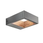 Redo WALD kültéri fali lámpa fém, üveg, szürke, LED, 3000K, 10W, 650lm, IP65 - 90508 Korlátozott ajánlat