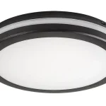 Olcsóbb Rabalux INDRE kültéri mennyezet lámpa műanyag, fekete, fehér, LED, 3000K-4000K-6500K, 28W, 2450lm, IP54 - 77035