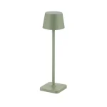 Szuper akció NovaLuce DECK kültéri asztali lámpa fém, zöld, LED, 3000K, 1.5W, 120lm, IP54 - 9030564