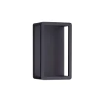 NovaLuce VEL kültéri fali lámpa fém, fekete, LED, 3000K, 9W, 245lm, IP65 - 9030570 Vásárlói kedvenc