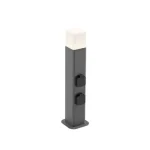Utolsó esély Redo VOLT kültéri dugalj állólámpafém, műanyag, szürke, fehér, LED, 13W, 895lm, 3000K, IP54 - 90614