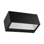 Szezonális akció Prezent TANUK kültéri fali lámpa fém, műanyag, fekete, fehér, LED, 9W, 4000K, 820 Lm, IP54 - 31313