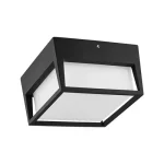 Szuper ajánlat Prezent GEST kültéri mennyezet lámpa fém, műanyag, fekete, LED, 9W, 4000K, 820Lm, IP44 - 31311
