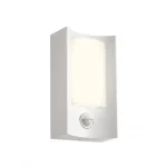 Vedd meg online Redo WARP kültéri fali lámpa fém, műanyag, fehér, opál, LED, 8W, 490lm, 3000K, IP44 - 90485
