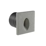 Redo BAST kültéri beépíthető lámpa fém, beton, fekete, szürke, LED, 2.5W, 65lm, 2700K, IP65 - 91198 Kedvezmény