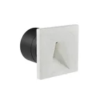 Redo BAST kültéri beépíthető lámpa fém, beton, fekete, fehér, LED, 2.5W, 78lm, 2700K, IP65 - 91193 Árcsökkenés