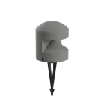 Olcsó Redo CLIFF leszúrható kültéri lámpa műanyag, beton, fekete, szürke, LED, 8W, 159lm, 3000K, IP65 - 91101