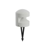 Redo CLIFF leszúrható kültéri lámpa műanyag, beton, fekete, fehér, LED, 8W, 148lm, 2700K, IP65 - 91095 Végkiárusítás