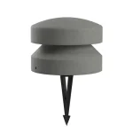 Redo CLIFF leszúrható kültéri lámpa műanyag, beton, fekete, szürke, LED, 15W, 606lm, 3000K, IP65 - 91125 Bestseller