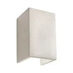 Redo PETRA kültéri fali lámpa fém, beton, szürke, fehér, LED, 2x 6W, 774lm, 3000K, IP54 - 91154 Korlátozott ajánlat