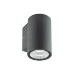Redo RAM kültéri fali lámpa fém, üveg, szürke, áttetsző, LED, 4W, 245lm, 2700K, IP65 - 90805 Expressz kézbesítés