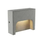 Redo SASHI kültéri fali lámpa beton, szürke, LED, 6W, 305lm, 2700K, IP65 - 91128 Újdonság