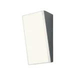 Vásárlói kedvenc Redo TOKYO kültéri fali lámpa fém, műanyag, szürke, opál, LED, 12W, 1113lm, 2700K, IP54 - 90768