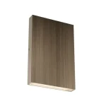 Redo ZIPPER kültéri fali lámpa fém, sárgaréz, LED, 2x 3W, 310lm, 2700K, IP65 - 91093 Azonnal elérhető