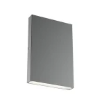 Prémium Redo ZIPPER kültéri fali lámpa fém, szürke, LED, 2x 3W, 310lm, 2700K, IP65 - 91089