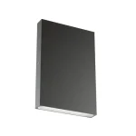 Redo ZIPPER kültéri fali lámpa fém, fekete, LED, 2x 3W, 310lm, 2700K, IP65 - 91091 Népszerű