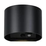 Trio GENIE mozgásérzékelős kültéri fali lámpa fém, fekete, 2W, 3000K, 300Lm, IP44 - R24161632 Azonnal elérhető