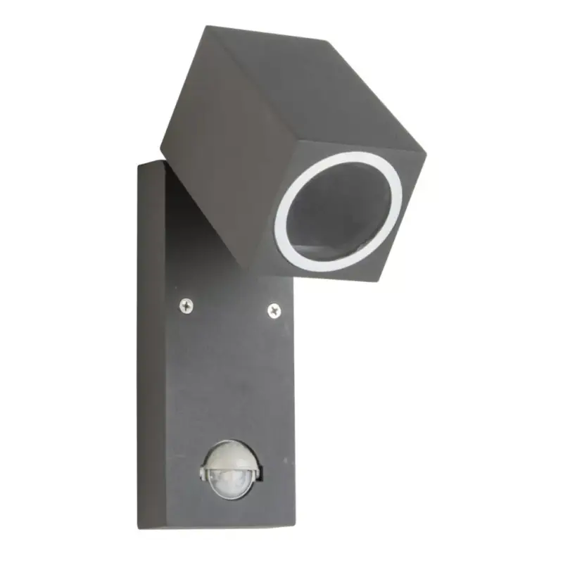 Prémium LED kerti lámpa QUAZAR 15 LX GU10 IP44 KOBI Szürke érzékelő