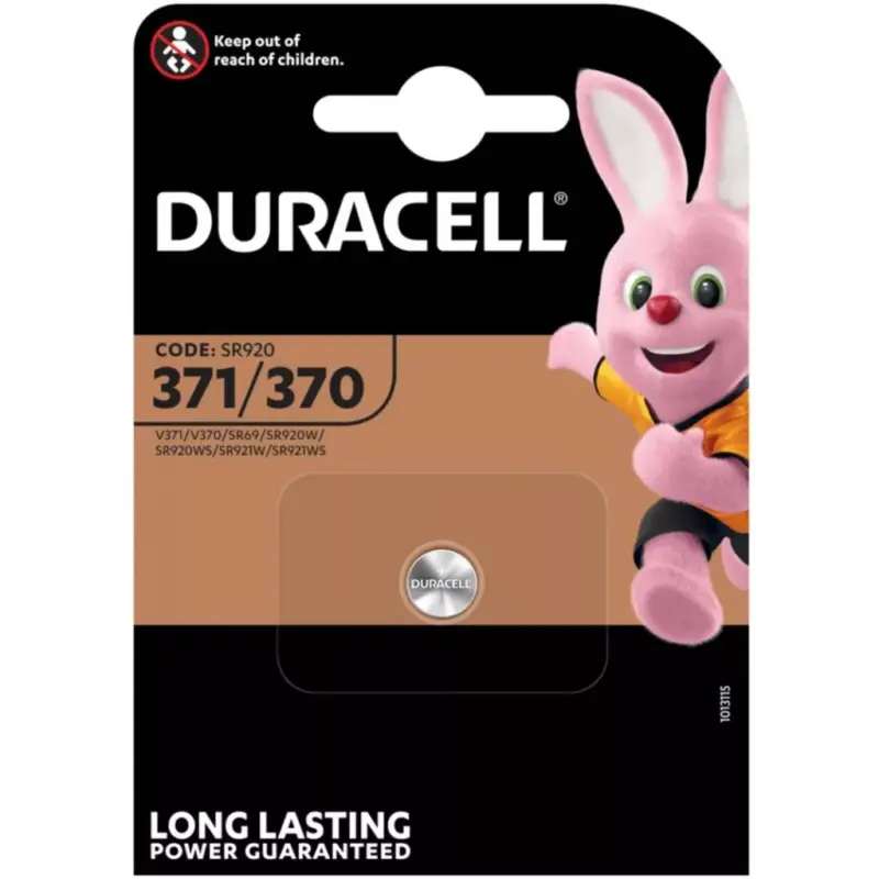 EZÜSTSZERELT GOMBELEM DURACELL 370 371 SR69 1,5V Buborékfólia 1 db. Különleges ajánlat