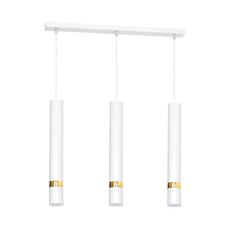 Biztonságos vásárlás JOKER függőlámpa WHITE/GOLD 3x GU10 MILAGRO Fém modern stílusban