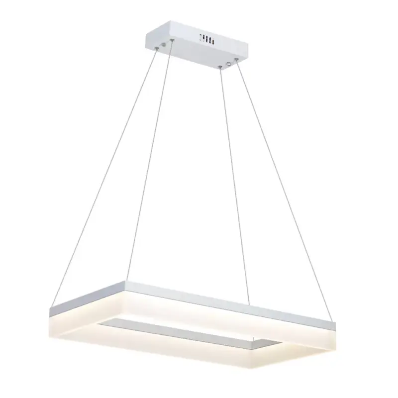 Exkluzív ajánlat CUBO függőlámpa fehér téglalap 36W LED IP20 Fém és akril modern minimalista stílusú Milagro